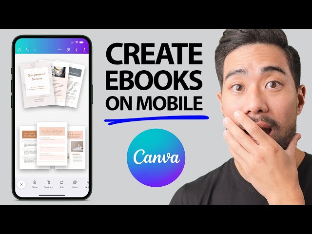 How To Create an Ebook in Canva on MOBILE - Step-by-Step Tutorial