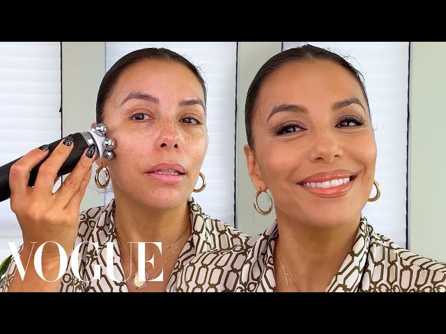 Eva Longoria's “Hottest Mom” Makeup Routine | Beauty Secrets | Vogue