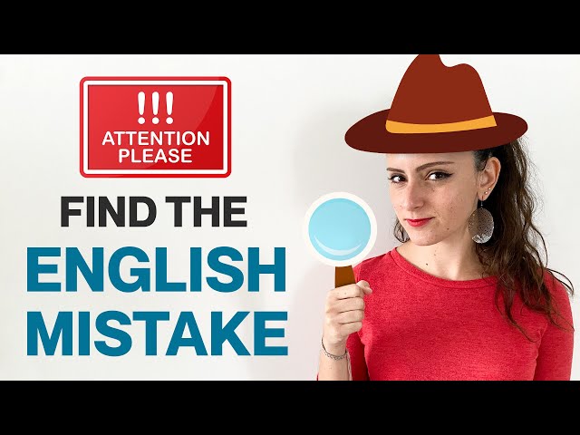 Can you spot and correct these common English mistakes? 🔍