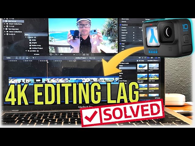 GoPro 4K Editing trick for SLOWER COMPUTERS