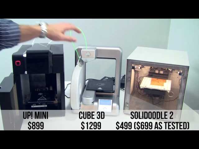 3D Printer Round-Up - Up! Mini, Solidoodle 2, Cube 3D