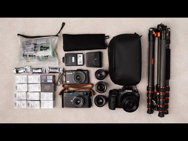 What I'm packing VLOG | 6 weeks gear & film
