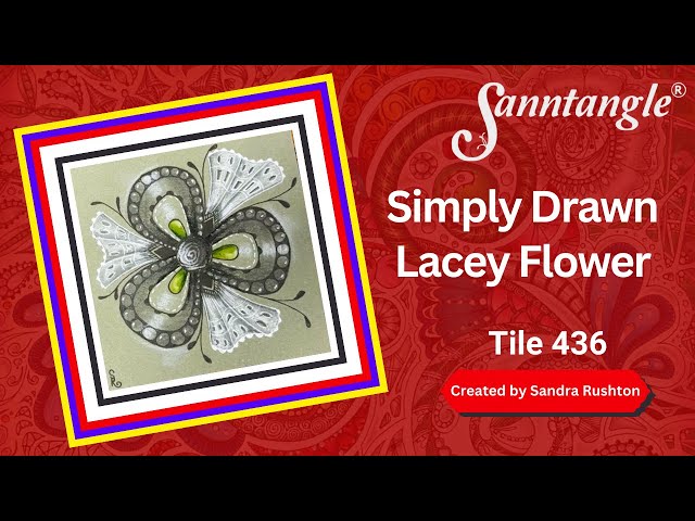 Simply Drawn Lacey Flower