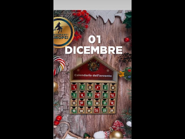 01 dicembre il nostro Calendario dell'avvento🎄