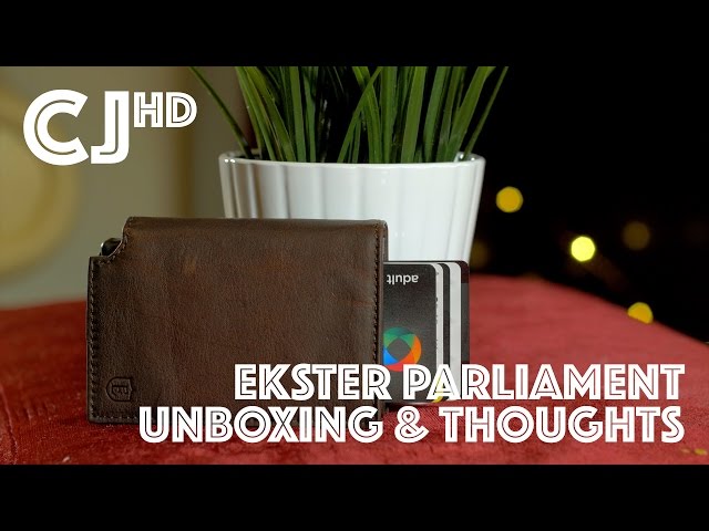 Ekster Parliament Smart Wallet (Gen 1) Unboxing and Thoughts