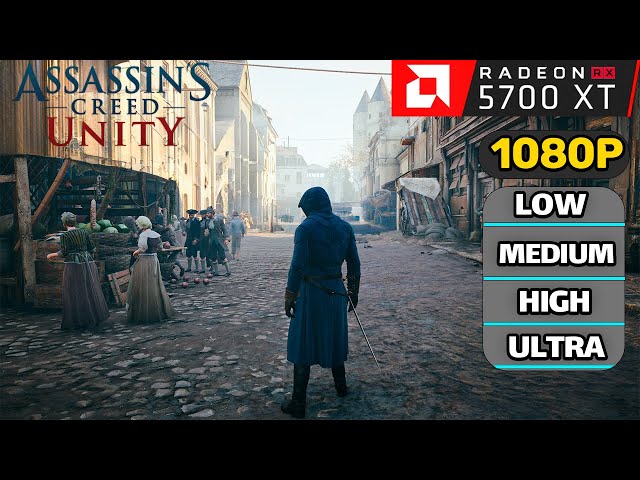 Assassin's Creed Unity RX 5700 XT | i3 12100f | 1080p