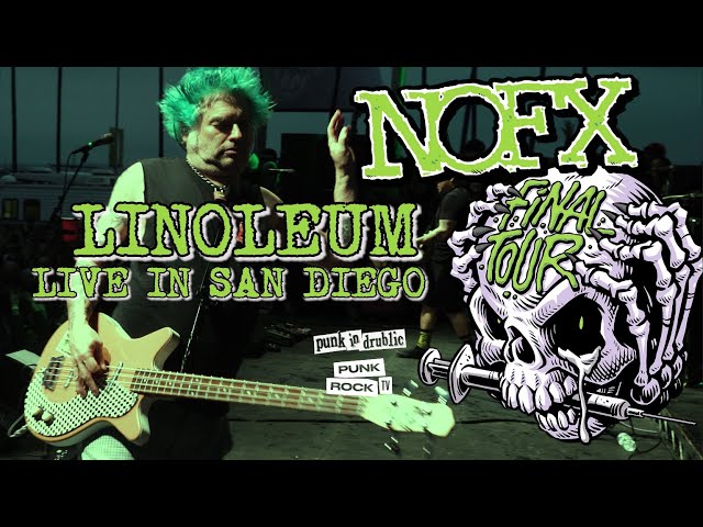 NOFX - LINOLEUM - FINAL TOUR -  SAN DIEGO - 2023 - 4K