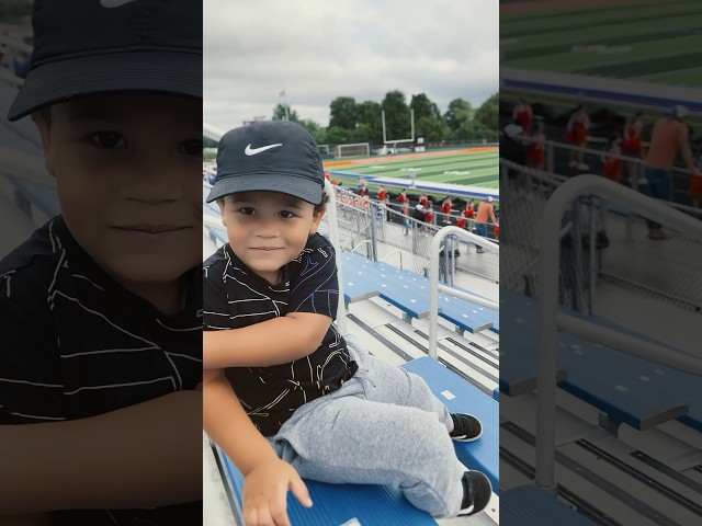 My sons first football game! #football #kidsvideo #pawpatrol #blippi