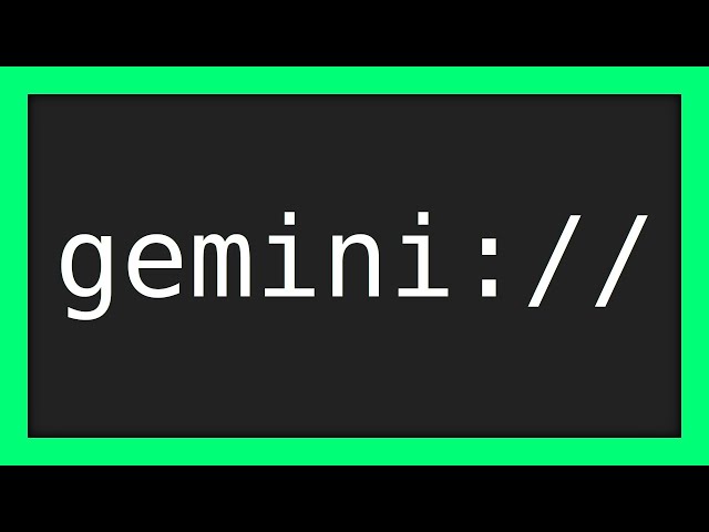 How to install and set-up a gemini server [OUT-OF-DATE]