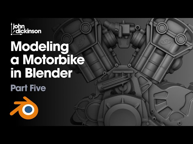Modeling a Motorbike in Blender - Part 05