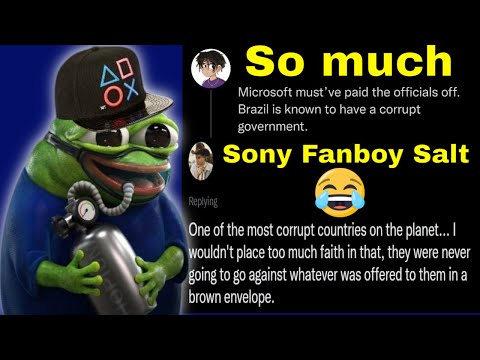 Sony fanboys are calling Brazil corrupt now because they approved the Xbox Activision acquisition