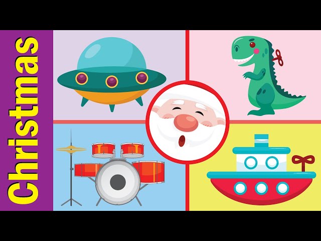 Christmas Toys Vocabulary Chant for Children | English Vocabulary | Fun Kids English