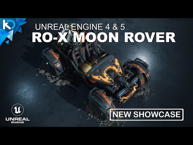 R0-X Moon Rover - Unreal Engine 4 #GameDev #UE4