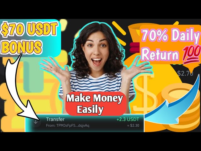 Letest USDT mining platform 2024 | Make Money Easily Online | $70 free bonus | Usdt Grabing website