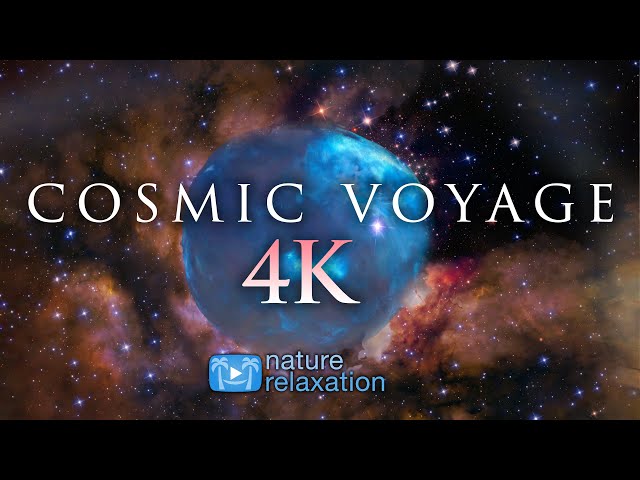 Cosmic Voyage [LIVE] 4K Space Scenery + Chillout Music for Relaxation, Focus, Study & Sleep