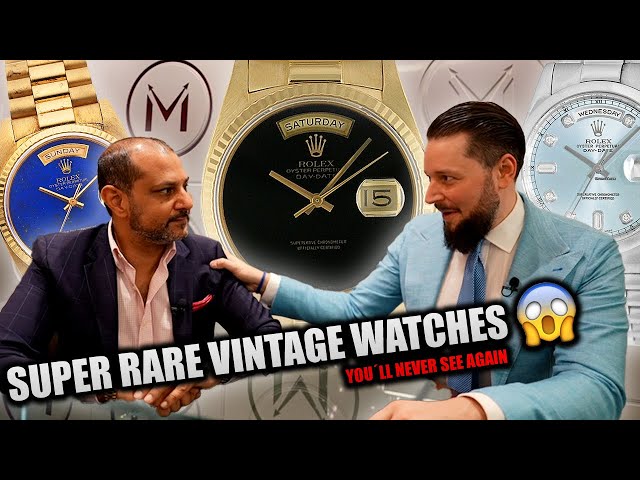 You'll never see these VINTAGE WATCHES again 😱 English SUB