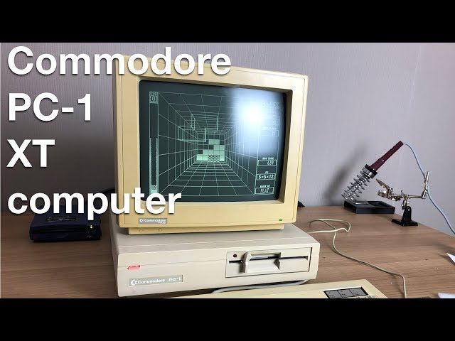 Commodore PC 1 Part 1/3 : Overview, repairs and first boot