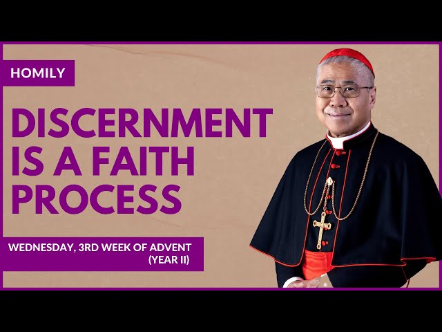 Discernment Is A Faith Process - William Cardinal Goh (Homily - 20 Dec 2023)