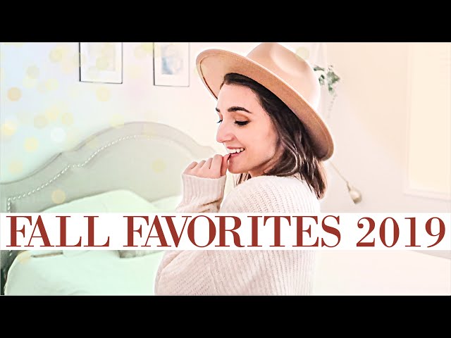 COZY FALL FAVORITES 2019 + #GIVEAWAY! Beauty, Fashion, Home, Lifestyle Must-haves for Autumn!