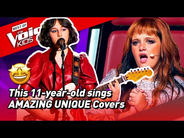 This 11-year-old COVERS popular songs in her OWN UNIQUE way in The Voice Kids! 🤩 | Road To
