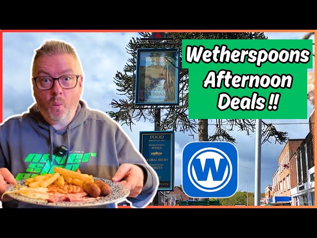 WETHERSPOONS Afternoon Deals - CHEAP but are they any GOOD?