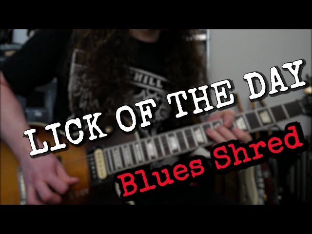 Blues Shred | LICK OF THE DAY | Guitar Lesson