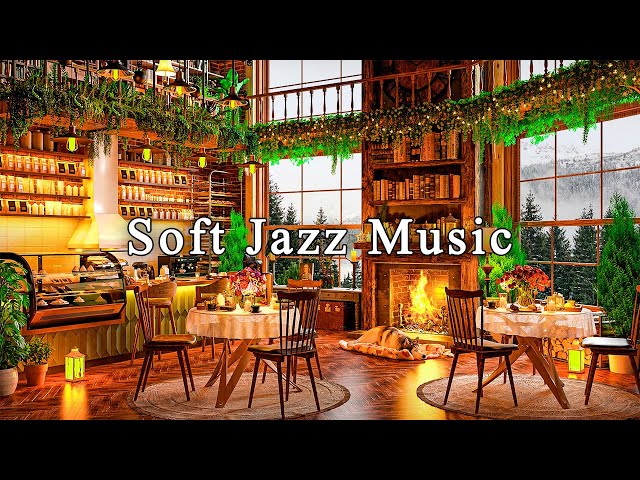 Soft Jazz Instrumental Music ☕ Relaxing Jazz Music to Study, Work, Focus ~ Cozy Coffee Shop Ambience