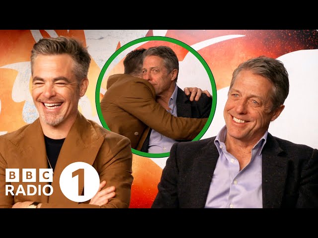 "He likes a cuddle!" Chris Pine and Hugh Grant on Dungeons And Dragons, Paddington 2 and hugging