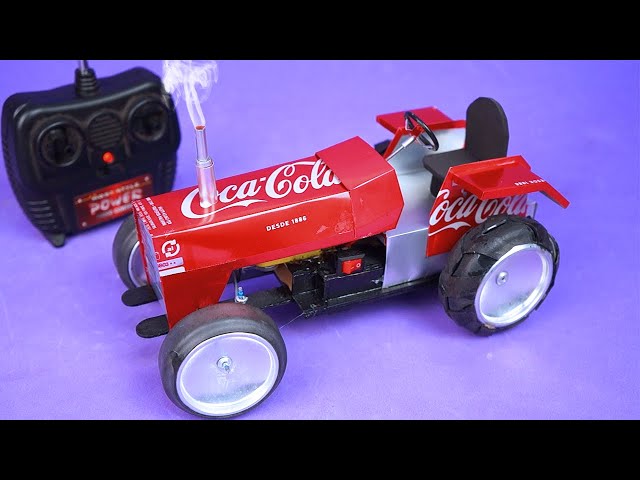 Make an Amazing RC Tractor with Soda Cans