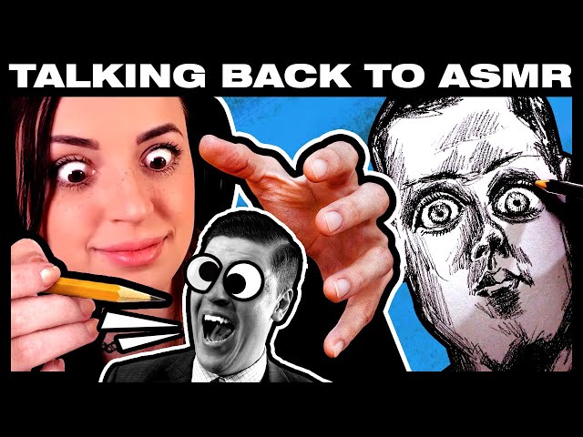 Talking Back to ASMR (While They Draw Me)