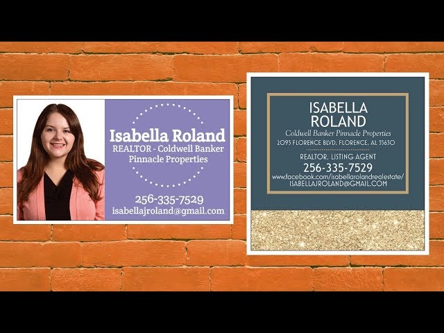 Should You Put Your Picture On Your Business Card? Example for Real Estate Agents/Realtors