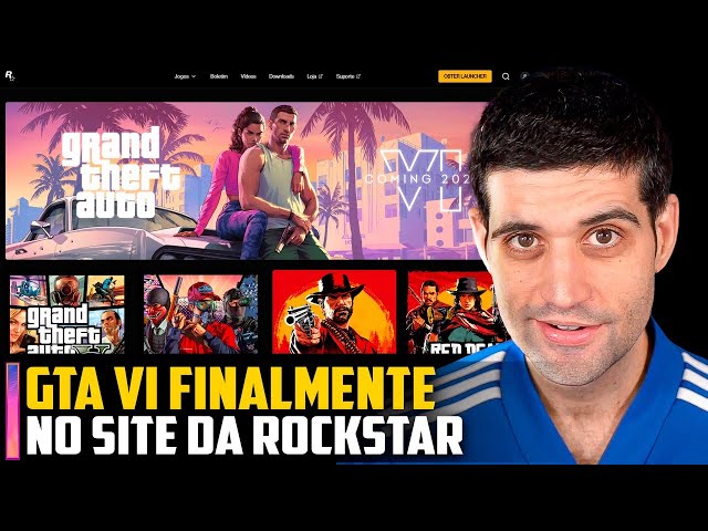 GTA 6 FINALMENTE no site da Rockstar