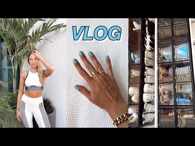 days in my life: organizing my apartment, grocery haul, & getting my nails done | maddie cidlik
