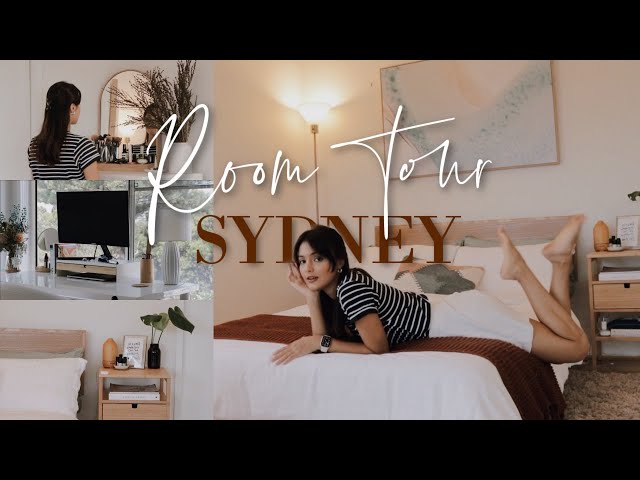 Tour kamar baru ku di Sydney! | room tour, minimalist, cozy