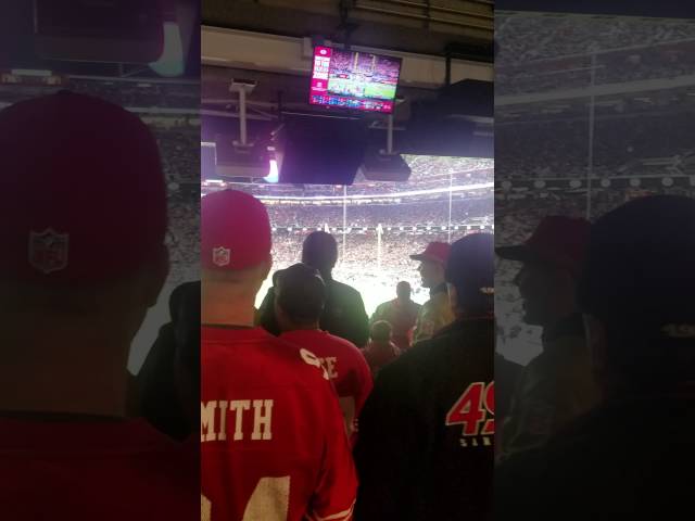 "Beat LA chant" — Levi's Stadium — Rams vs. 49ers — 9/21/2016