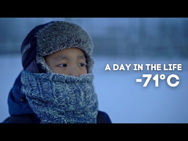 One Day in the Coldest Village on Earth −71°C (−95°F)  | Yakutia, Siberia