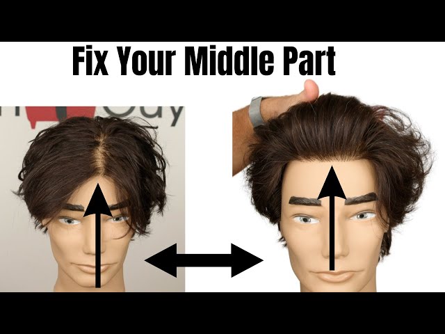 How to Remove a Middle Part - TheSalonGuy