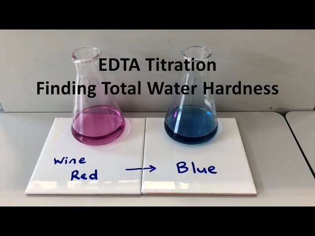 Total Water Hardness using EDTA Titration