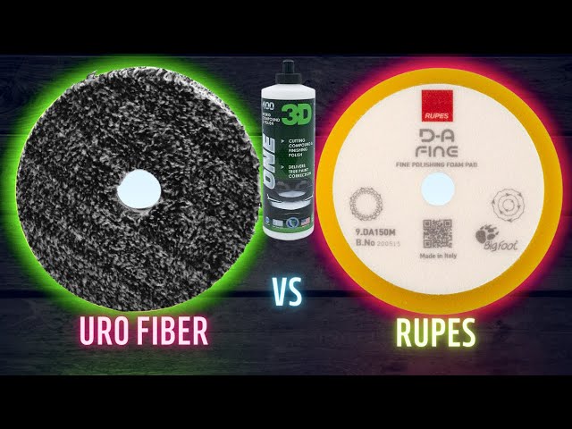 RUPES vs Uro Fiber pads for light to medium defects