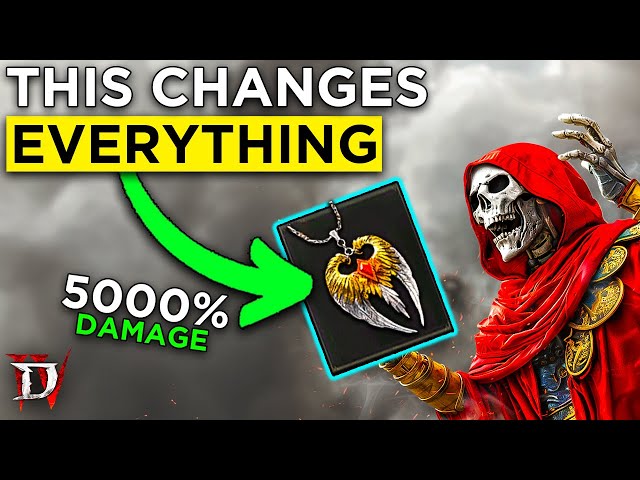 This is ILLEGAL! New Ebonpiercer Amulet is too strong in Season 4 Diablo 4