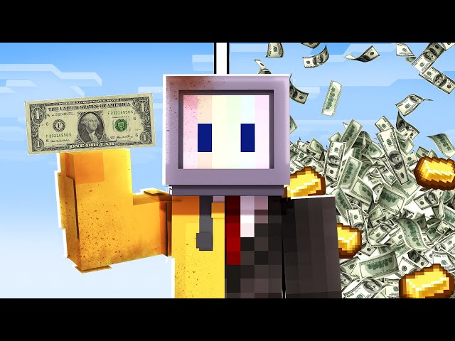 SURVIVING ON $0.01 FOR 24 HOURS IN MINECRAFT