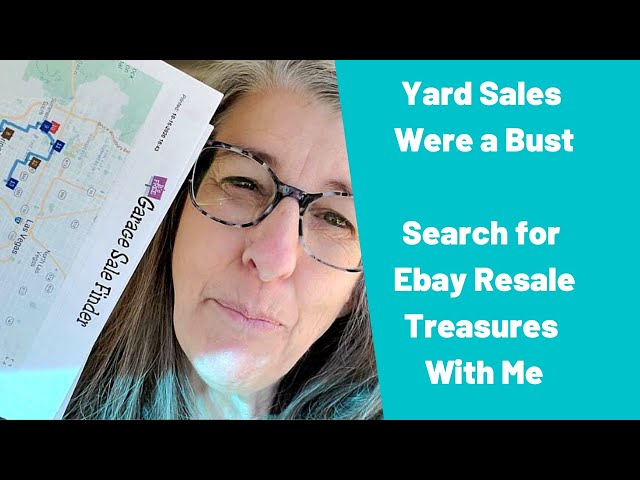 Yard Sales Were a Bust - Search for Ebay Resale Treasures With Me