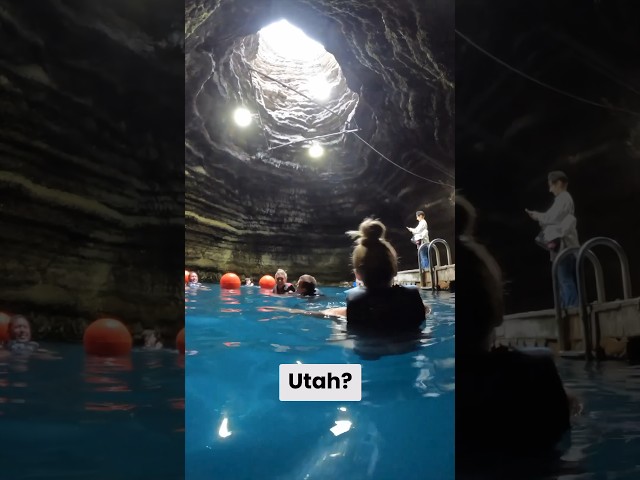 Every wanted to swim in a hot spring inside of a crater?