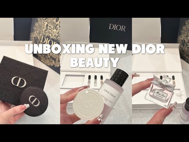Unboxing Dior Embroidered Cannage Cushion Case, Privee Gris Dior Hair Mist And More With Gifts!