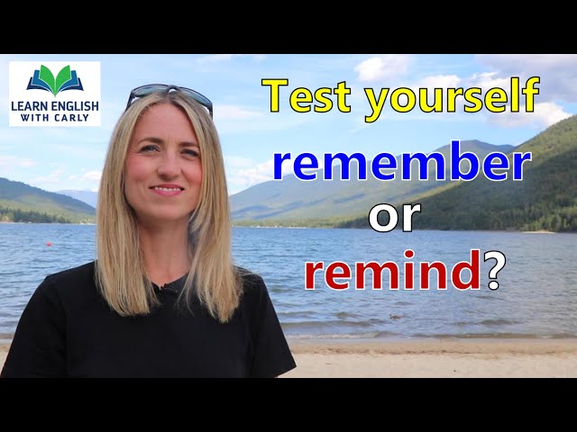 English Verbs: 🧐 REMEMBER or REMIND? #englishgrammar #remember #remind #verbs