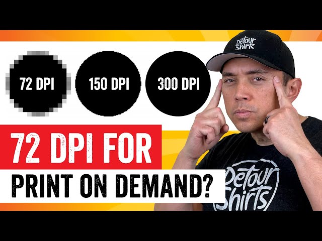 DPI Explained...What is the Right Resolution for Print on Demand? 72 DPI, 150 DPI or 300 DPI?