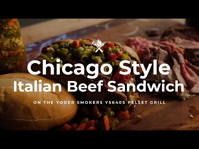 Chicago Style Italian Beef Sandwich