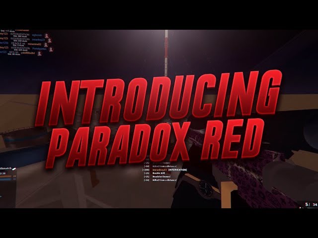 Introducing Paradox Red by Paradox Crooked