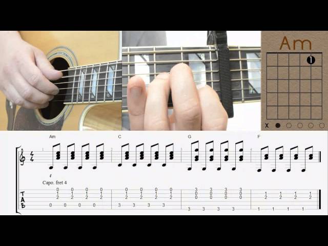 One Republic - Counting Stars / Tutorial / Guitar Lesson / Chords / Akkorde