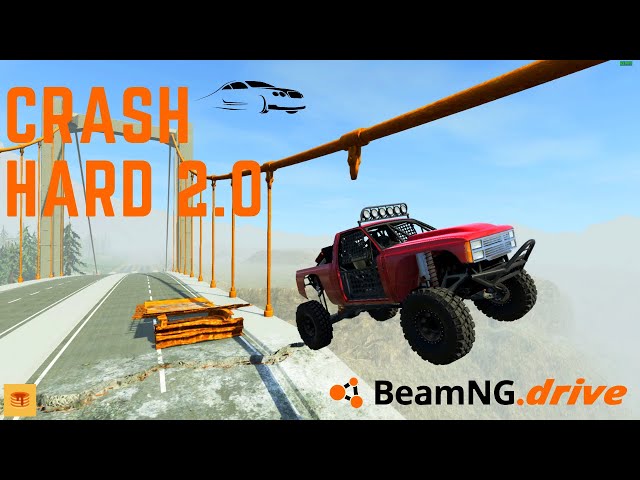 Crash Hard 2.0 Mod - beam ng drive gameplay
